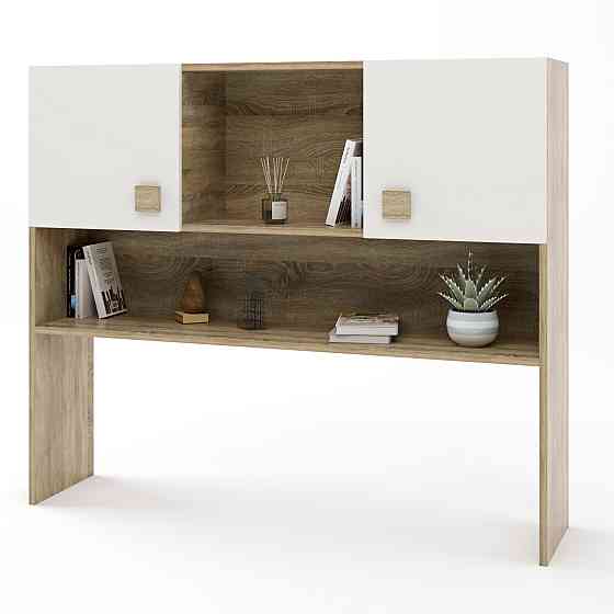 Надстройка для стола Эверест Соната дуб сонома + белый (DTM-2154) Львов