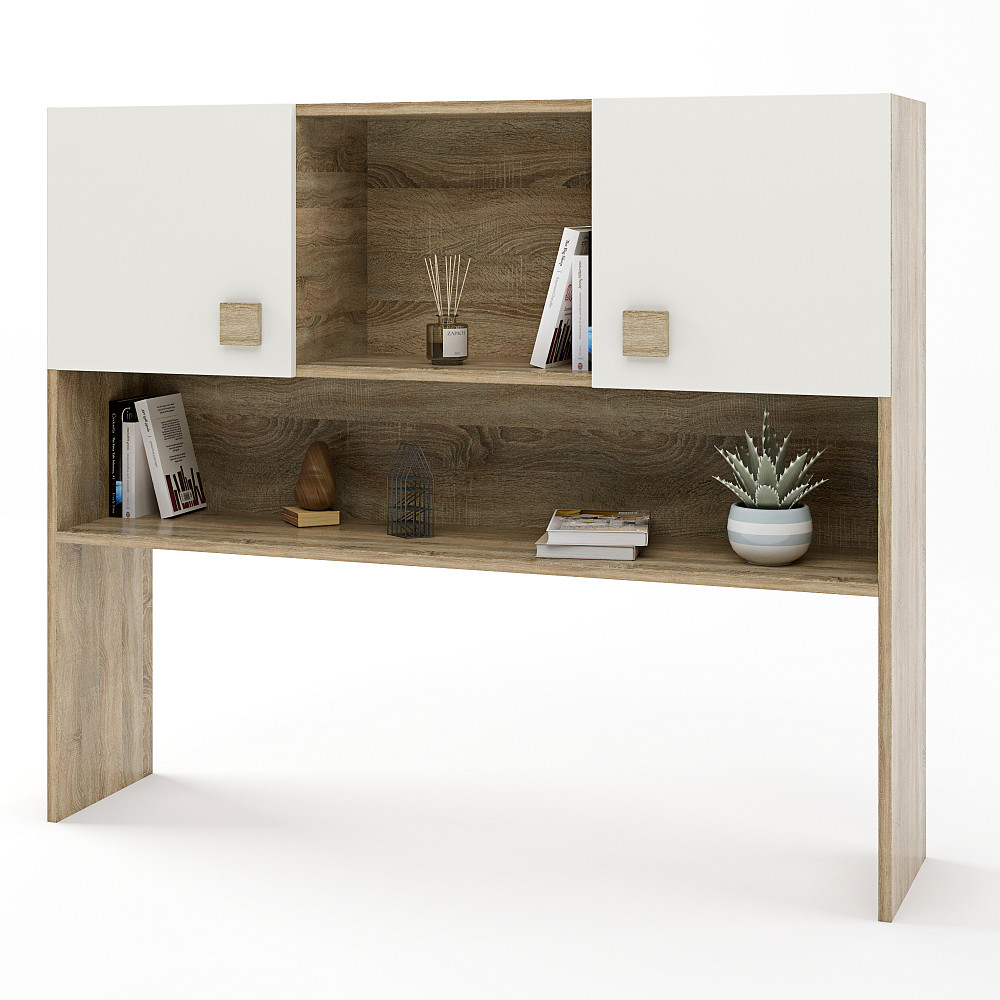 Надбудова для столу Еверест Соната дуб сонома + білий (DTM-2154) Львів - фото 1