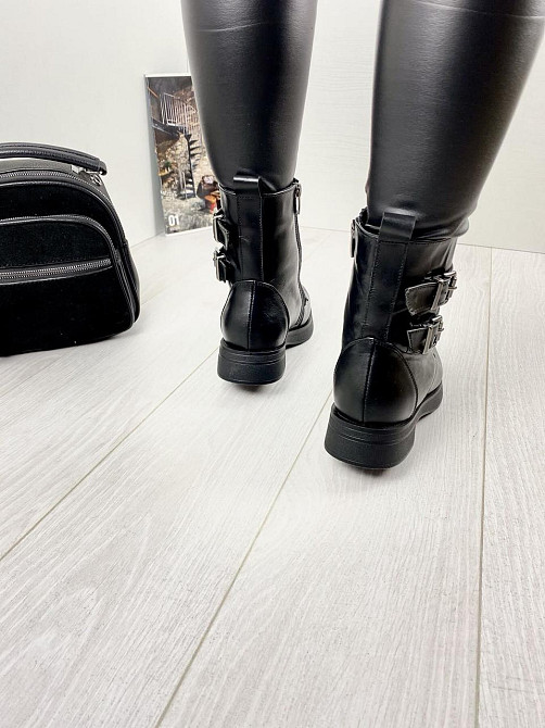 Черевики жіночі M.KRAFT чорні натуральна шкіра зима 38р.39р. (2509) Коломия - фото 6