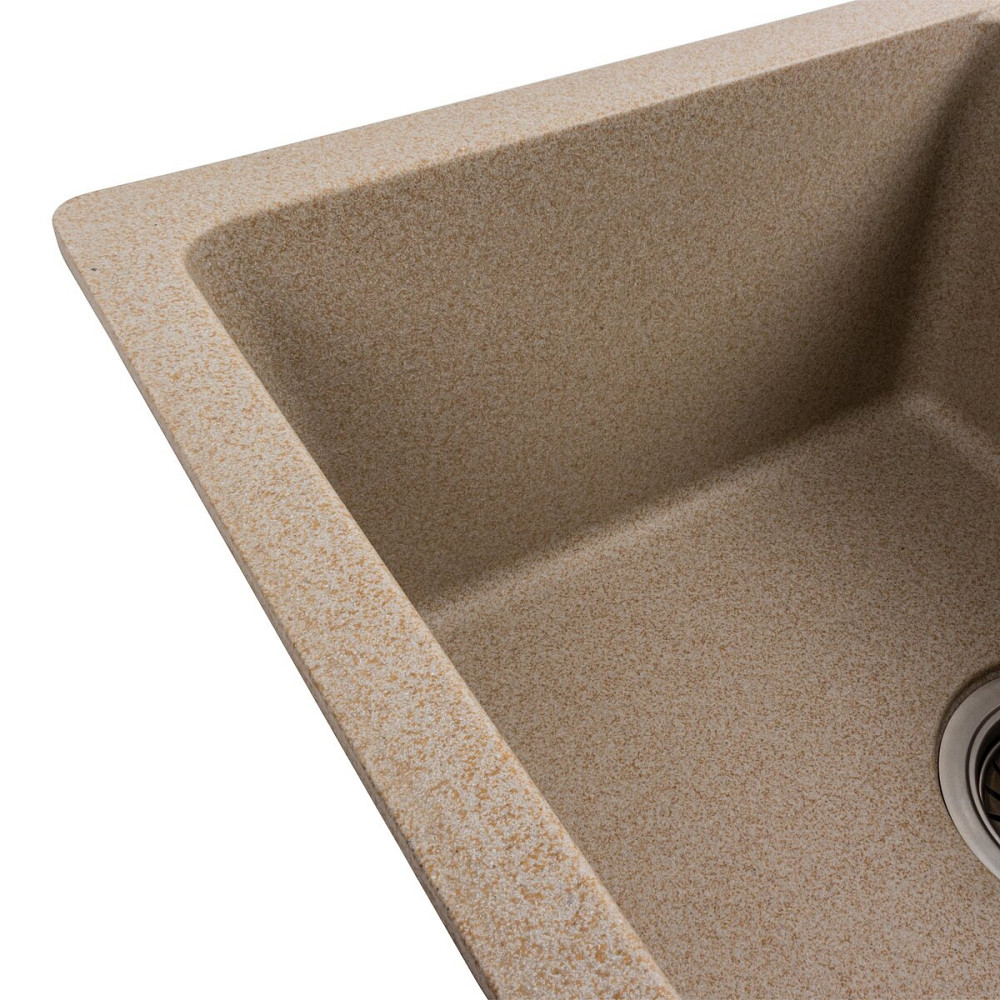 VALESO Гранітна мийка для кухні VALESO ZIRKONE 6250 матова Сафарі Київ - фото 2