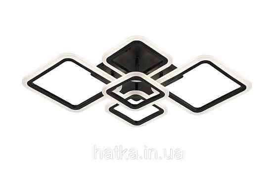 Світлодіодна люстра VALESO G 2055/5 100W Чорний Київ