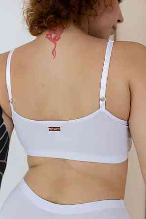 Бюстгальтер без кісточок на резинці знизу (без застібок) TotalFit T51-KHL11 S, Черный, Белый, Бежевый Киев