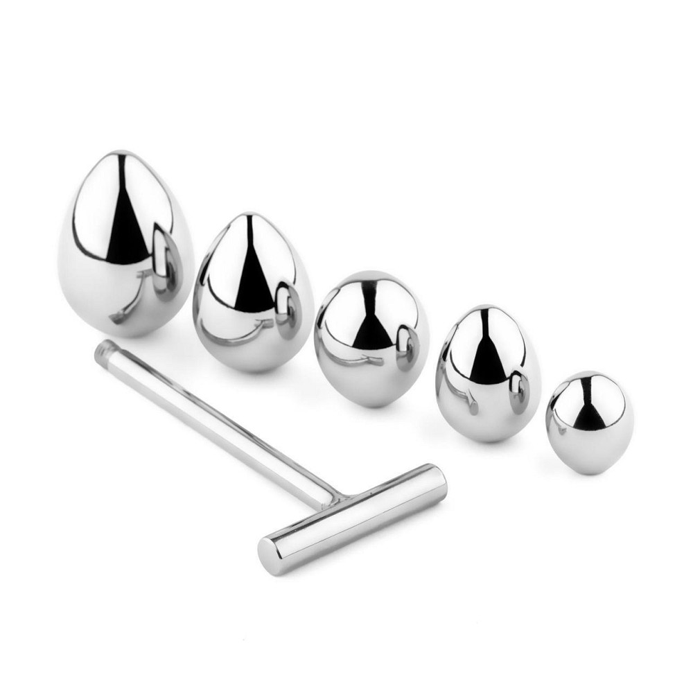 Анальная пробка со сменными элементами – Jewellery Metal Anal Plug No. 3 Sex Aura Киев - изображение 7