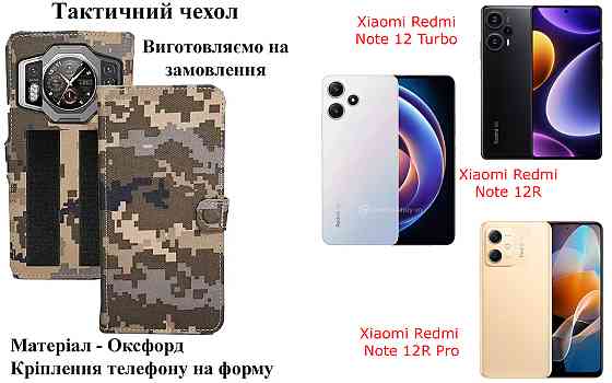 Тактичний чохол для TCL Ion X, кріпиться до спорядження на липучці Київ