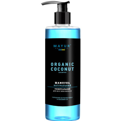 Шампунь Mayur Кокос универсальный для всех типов волос 500 мл (4820230950700) Винница - изображение 1