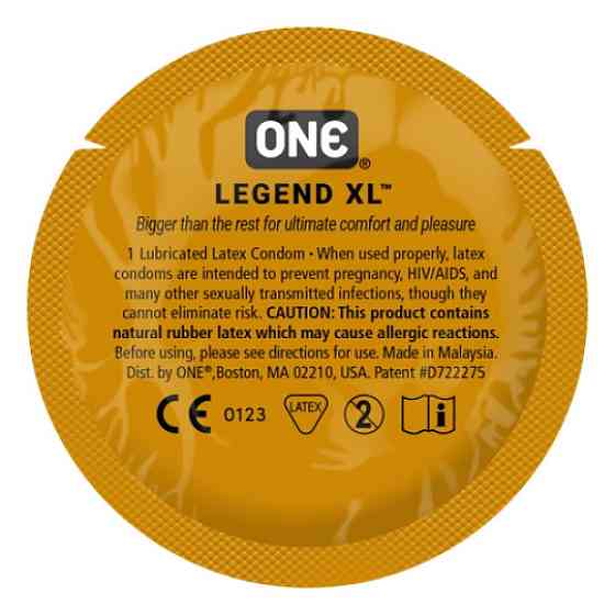 Набір презервативів великого розміру One Legend XL (ціна за 5 шт.) Sex Aura Київ