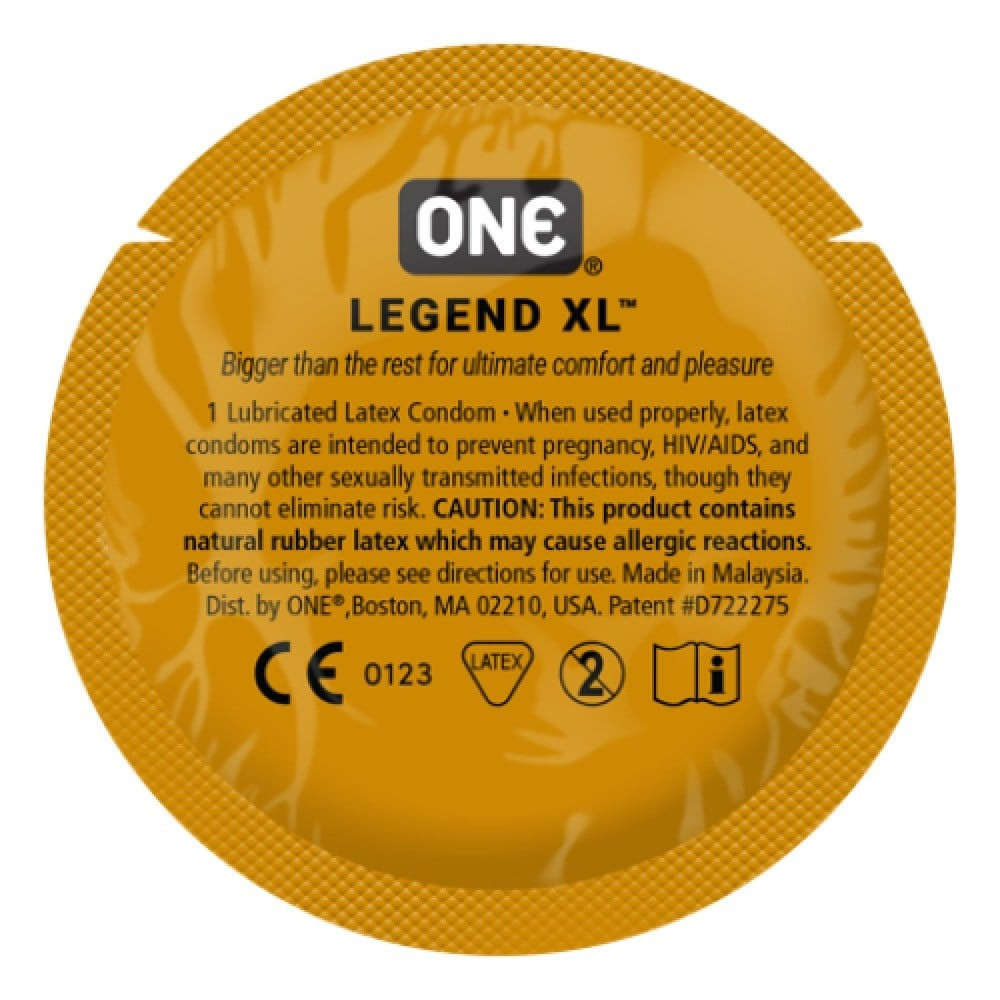 Набір презервативів великого розміру One Legend XL (ціна за 5 шт.) Sex Aura Київ - фото 1