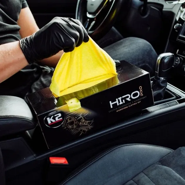 Набор салфеток K2 Hiro Microfibre для ухода за автомобилем, микрофибра 30 см x 30 см (30 шт) Ковель - изображение 2
