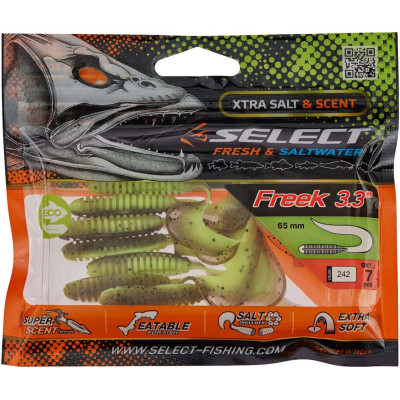 Силікон рибальський Select Freek 3.3&quot; 242 (7 шт/уп) (1870.72.34) Вінниця - фото 2