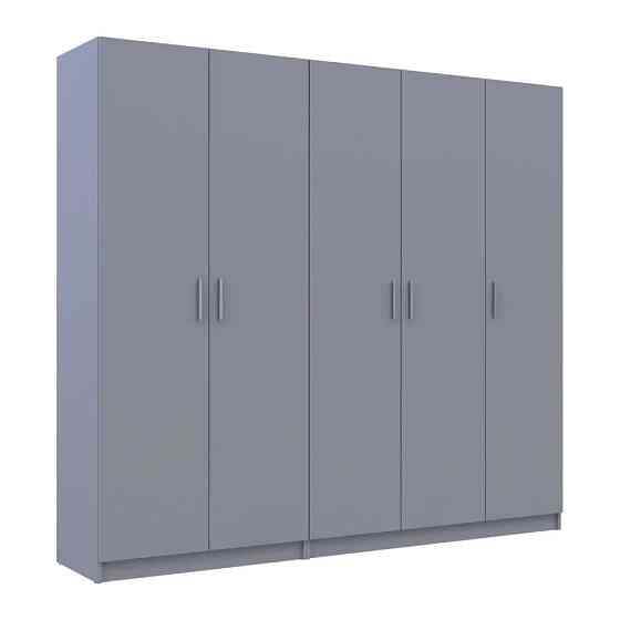 Шкаф для одежды Doros Промо Серый 2+3 ДСП 225х48х204 DRS-011628 (80737767) Львов