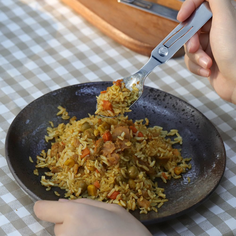 Набір столових приладів Roxon C2 2 in1 (ложка, виделка), нержавіюча сталь Рівне - фото 6