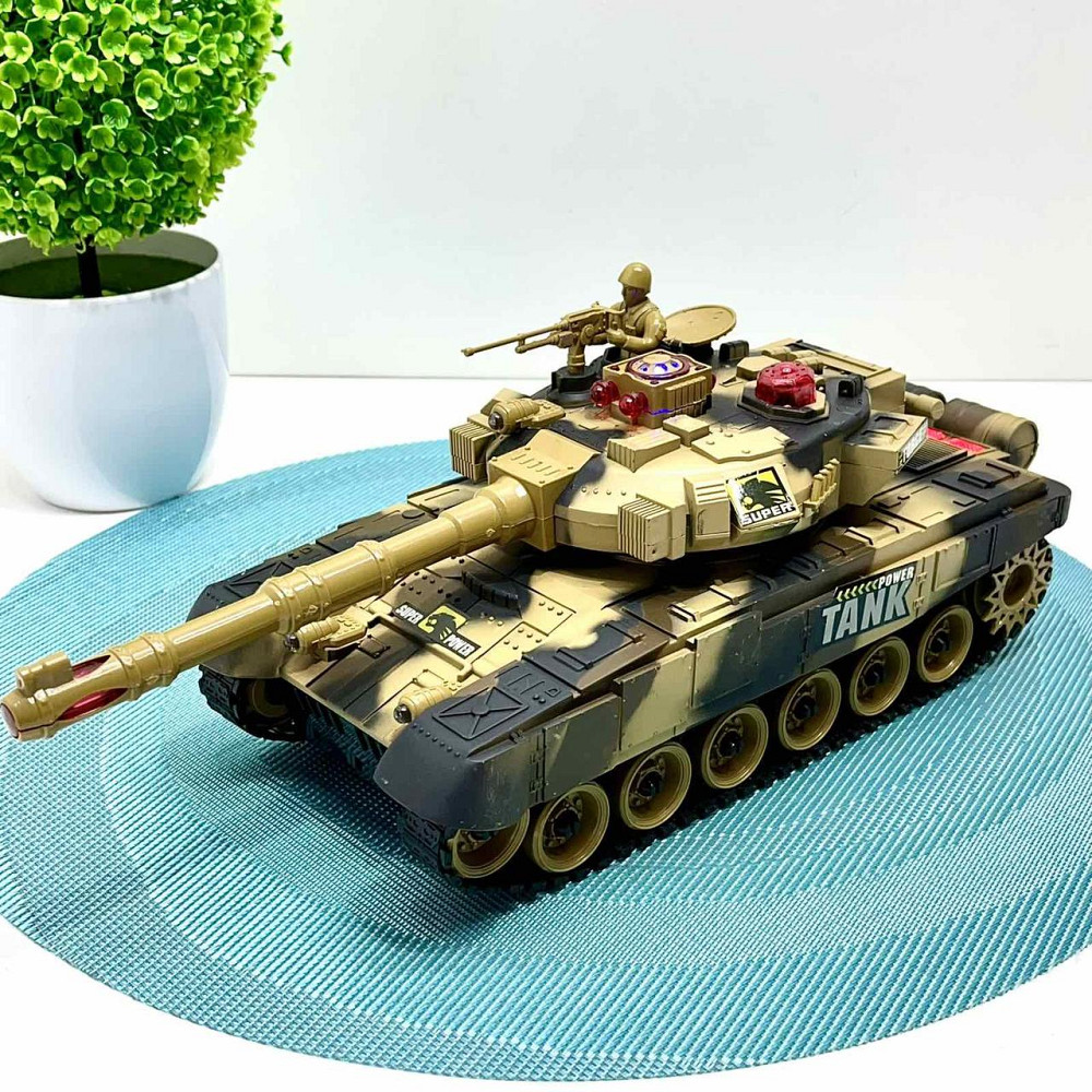 Ігровий набір 2в1 танки на радіокеруванні 31 см на акумуляторі звукові ефекти (9993-2PC) Чернігів - фото 2