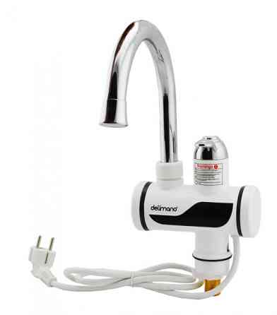 Кран-водонагреватель проточный с душем Delimano 3000 Вт нижнее подключение Київ