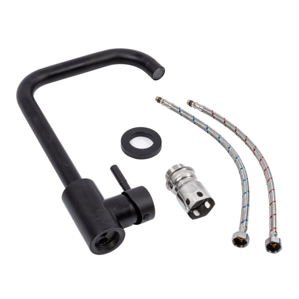 Змішувач кухонний VALESO BG77 (чорний) Коломия - фото 2