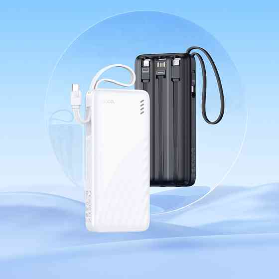 Павербанк 10000 mAh HOCO J146 черный power bank повербанк Одесса