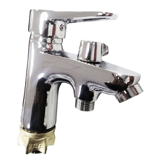 Змішувач для умивальника Zerix PUD1 045 з виходом на душ (лійка+шланг) Чернівці - фото 3