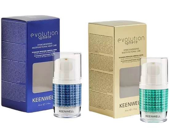 Набір Енергетичний регенерувальний + Відновлювальний нічний Keenwell Evolution Sphere 50 мл + 50 мл Дніпро