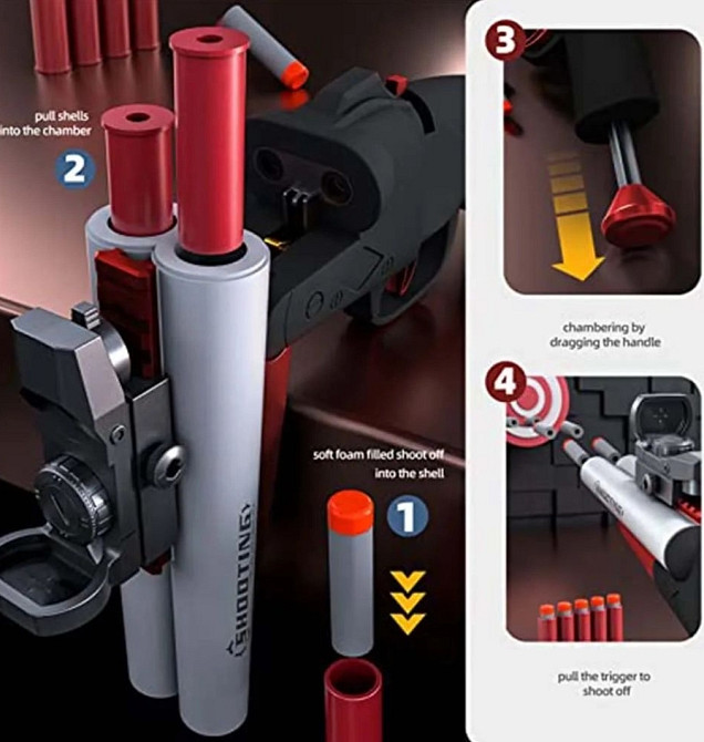 Дводульний дитячий пневматичний дробовик для хлопчиків. Харків - фото 6