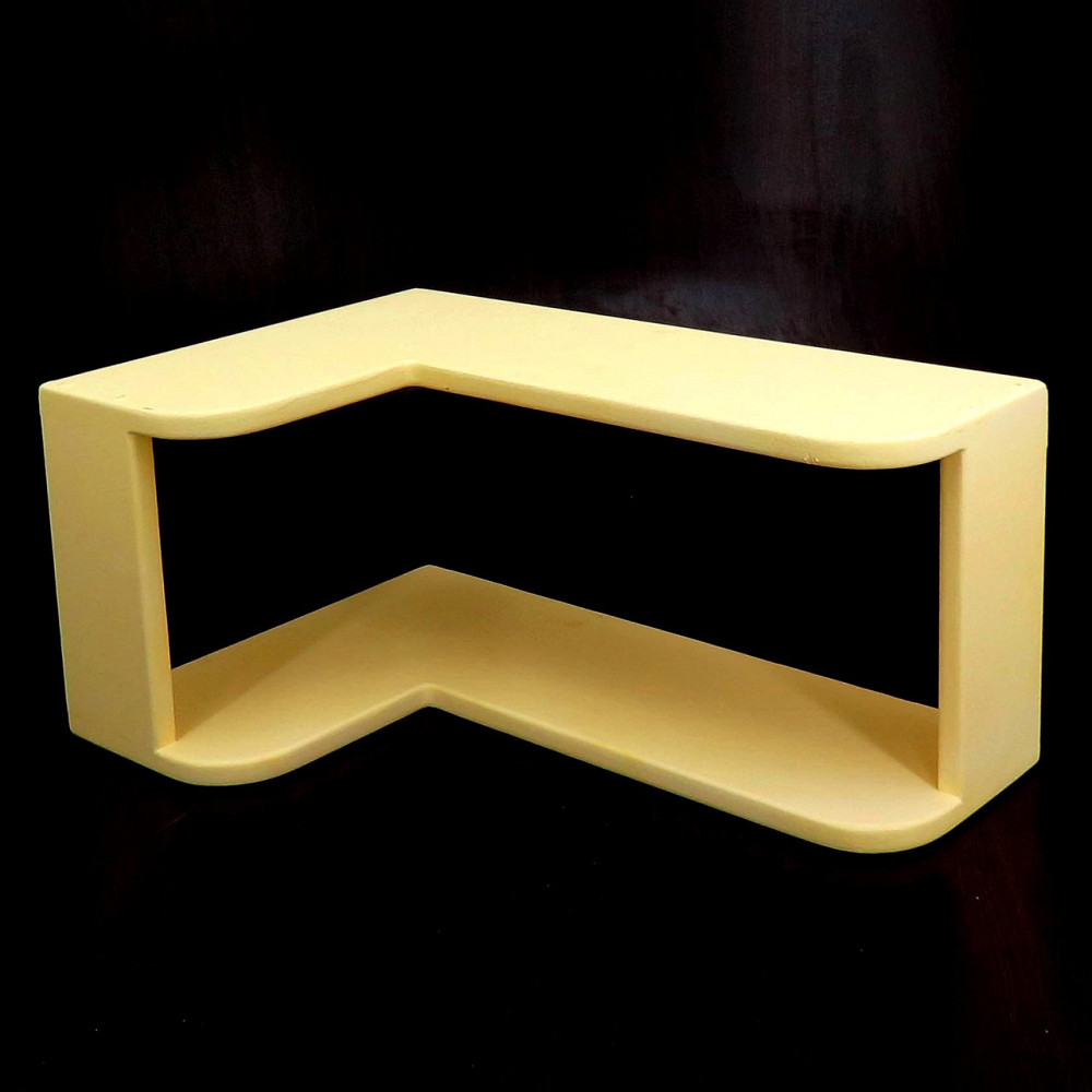 Угловая настенная полка 