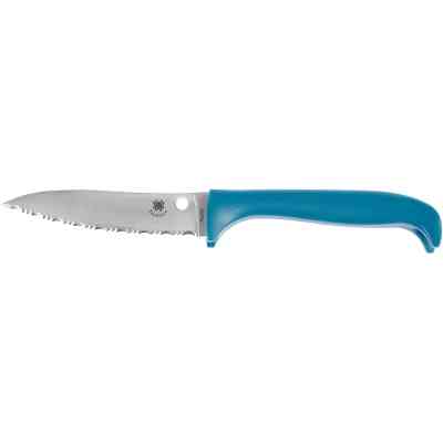 Нож Spyderco Counter Critter Serrated Blue (K21SBL) Винница