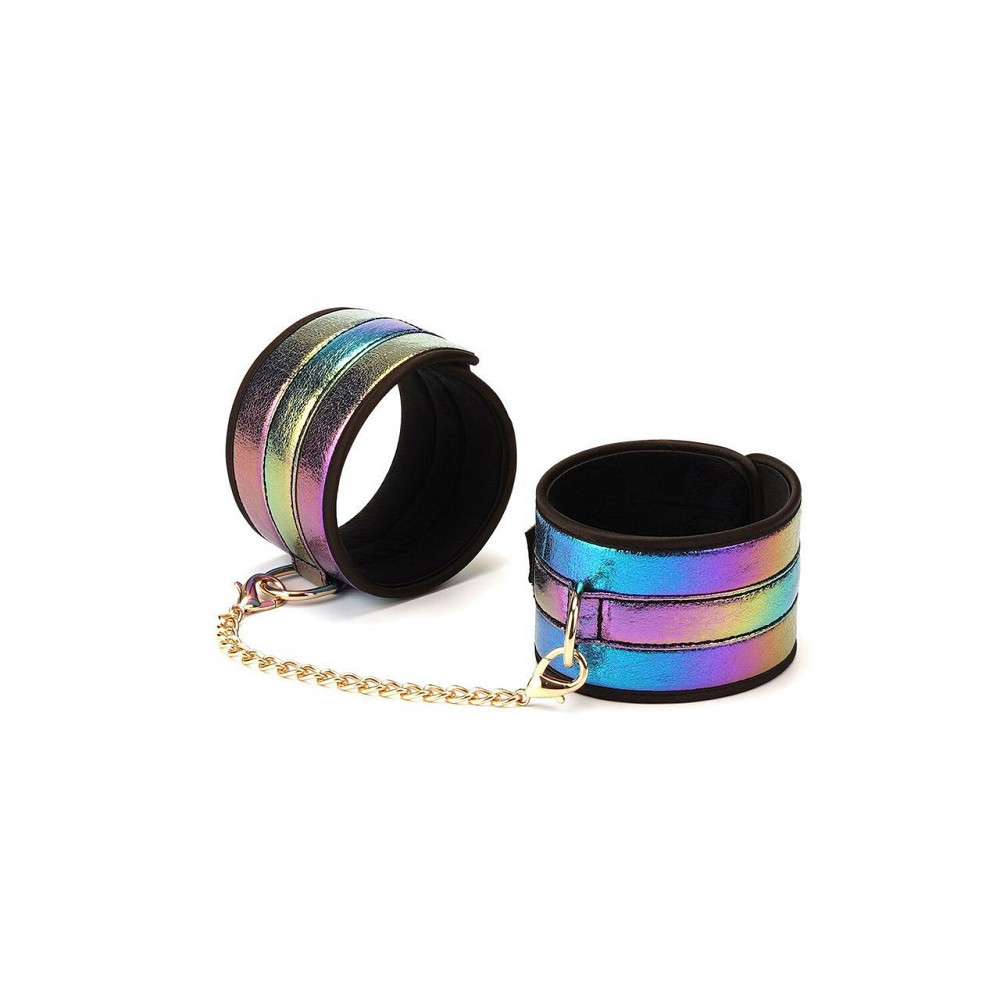 БДСМ-набір Liebe Seele Vivid Rainbow 8 Pieces Set, 8 аксесуарів, екошкіра на оксамитовій основі Sex Aura Київ - фото 9