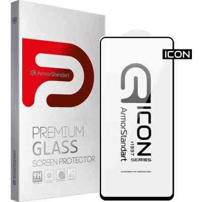 Скло захисне Armorstandart Icon Xiaomi 12T / 12T Pro / Poco X5 Pro 5G Black (ARM62810) Вінниця