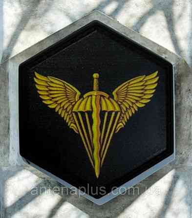 ДШВ черный патч / шеврон Киев