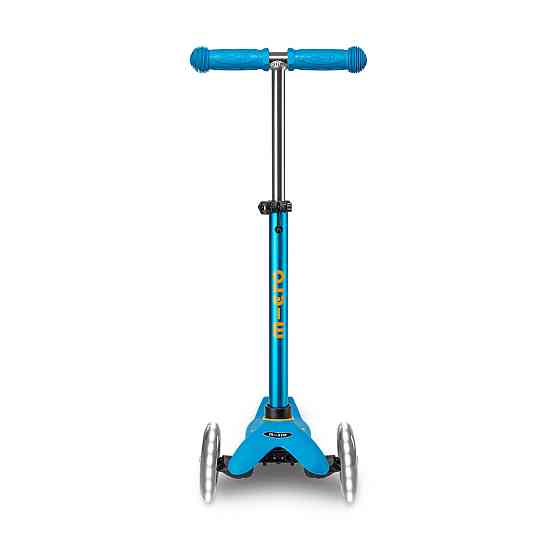 Самокат Micro серії Mini Deluxe LED – Блакитний океан Дніпро