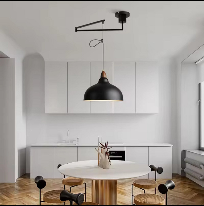 ДЕФЕКТ  Люстра на кухню, їдальню рухома з регульованою висотою та напрямком світла Київ - фото 3