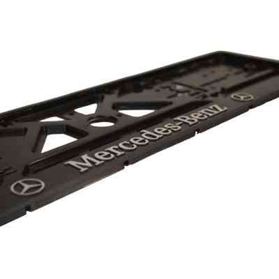 Рамка номерного знака CarLife пластик з об'ємними літерами Mercedes-Benz (2шт) (24-011) Винница