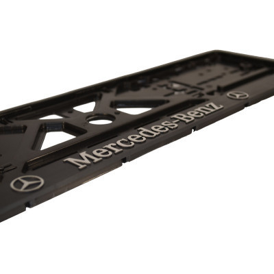 Рамка номерного знака CarLife пластик з об'ємними літерами Mercedes-Benz (2шт) (24-011) Винница - изображение 2