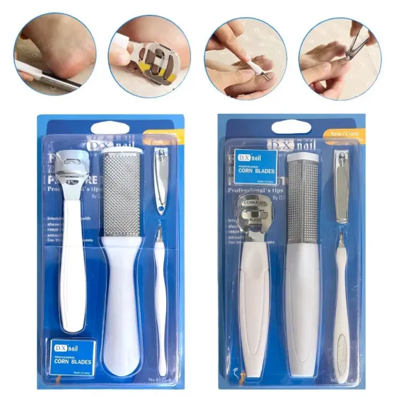 Набор инструментов для педикюра (Станок, терка, триммер, кусачки + 10 лезвий) Киев