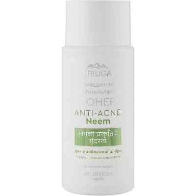 Тоник для лица Triuga Ayurveda Mix Anti-Acne Neem Аюрведический Противовоспалительный для проблемной кожи 200 мл (4820164641613) Винница