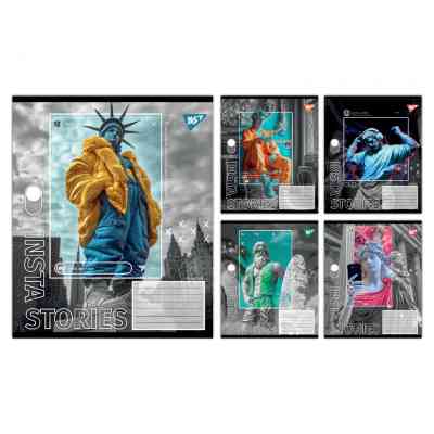 Тетрадь Yes Insta Storys А5 60 листов клетка (767946) Винница