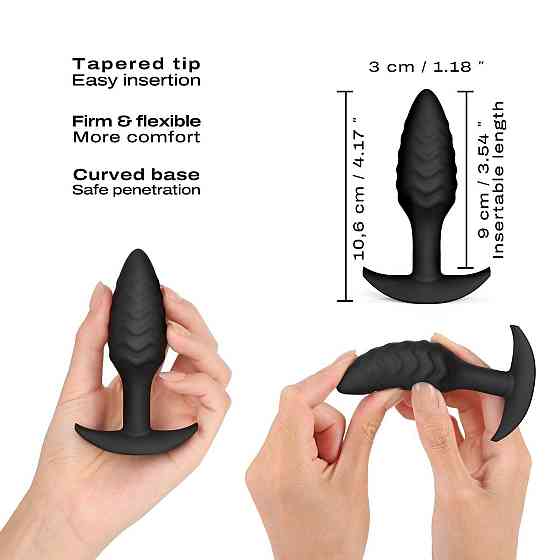 Анальна пробка Dorcel WAVY PLUG, діаметр 3 см, силікон Sex Aura Київ