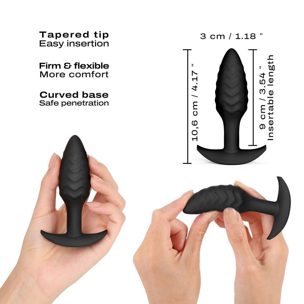 Анальна пробка Dorcel WAVY PLUG, діаметр 3 см, силікон Sex Aura Київ - фото 2