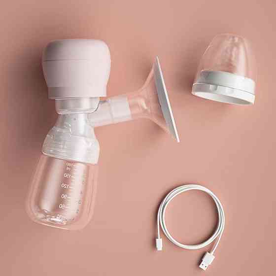 Електричний молоковідсмоктувач із соскою,150 мл,від USB,Zhibao SBR Київ