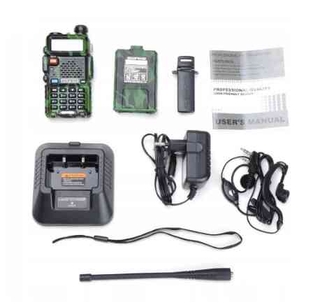 Портативная рация Baofeng UV-5R FM радио + фонарик (Камуфляж) Винница