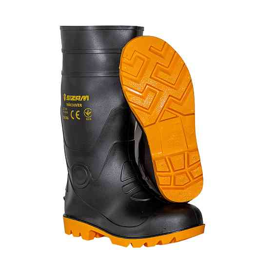 Sizam чоботи захисні робочі з ПВХ, розмір 39, Baltimore Black 36294 Рівне