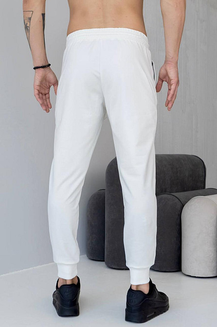 Штани джогери чоловічі TotalFit EM1 M, Белый Киев - изображение 4