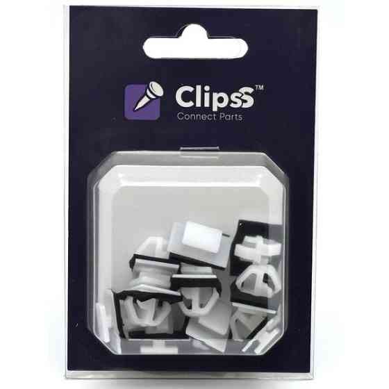 Кліпса кріплення молдингів ClipsS 0828 — Hyundai, Kia, Nissan, Renault, Toyota, 10 шт Ковель