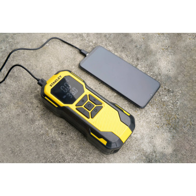 Автомобільний компресор Stanley 2in1, 10 Бар, 14,2 л/хв., powerbank 6000 mAh (SXIF0101) Вінниця - фото 6