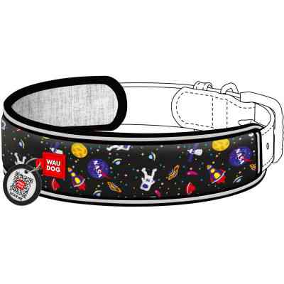 Эргономичные накладки на ошейник WAUDOG Nylon с QR-паспортом NASA XS-S 10-15 мм (2403-0147) Винница