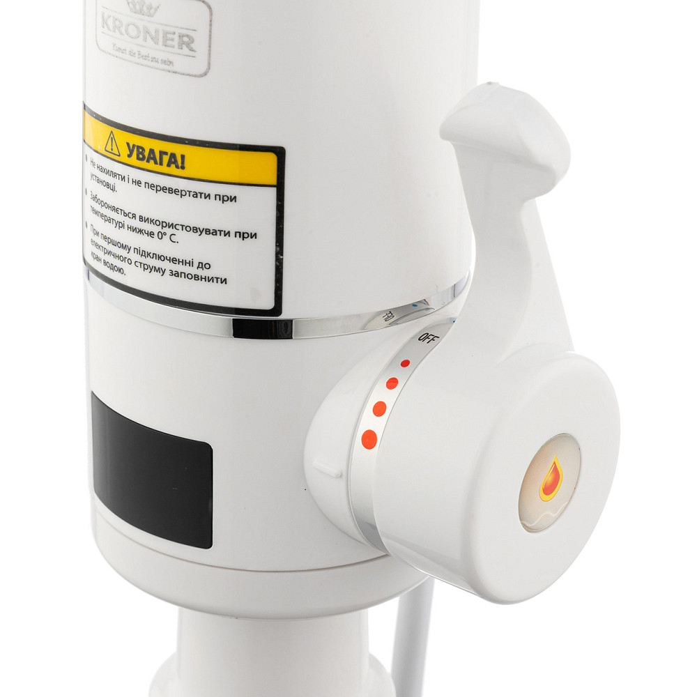 Кухонный кран с электронагревом Kroner KRM Volt - CW092 с дисплеем Киев - изображение 4