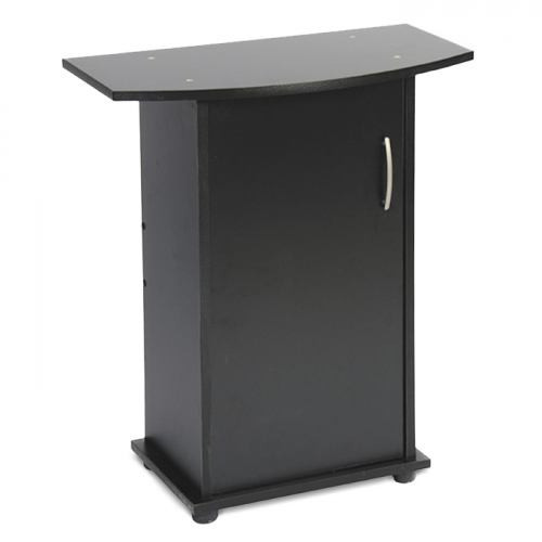 Подставка Природа ПО под аквариум сборная овальная с черной дверью 50х30х70 см Киев - изображение 1