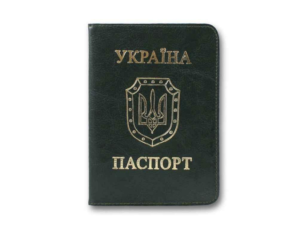 Обкладинка для паспорту ОВ-8 Sarif зелений ф.100х135 Кр.уг. ТМ БРІСК Київ - фото 1