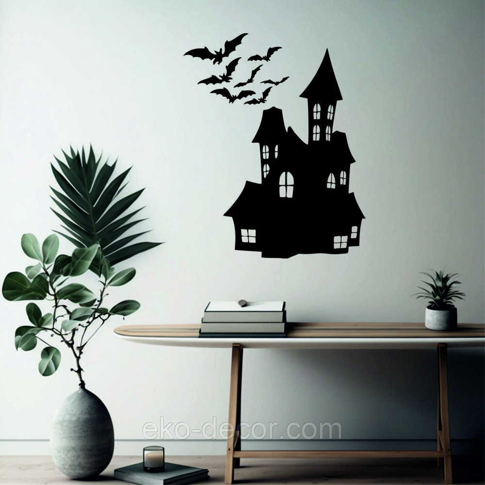 Декоративне настінне Панно «Замок», Декор на стіну 70*53 см, Чорний Київ - фото 5