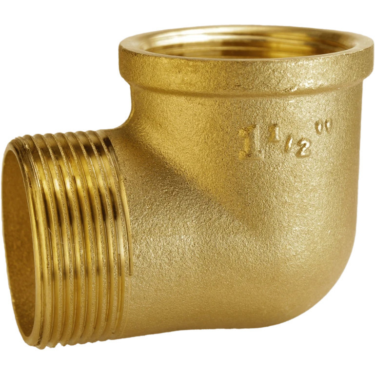 Уголок латунный 1 1/2″ВР х 1 1/2″НР литейный А0137А VA (000026545) Киев - изображение 1