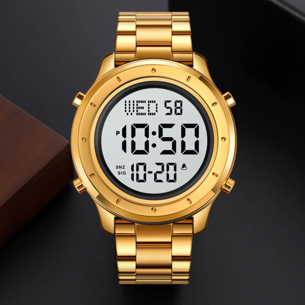 Skmei 1864SGDWT Gold-White Steel SBR Киев - изображение 4