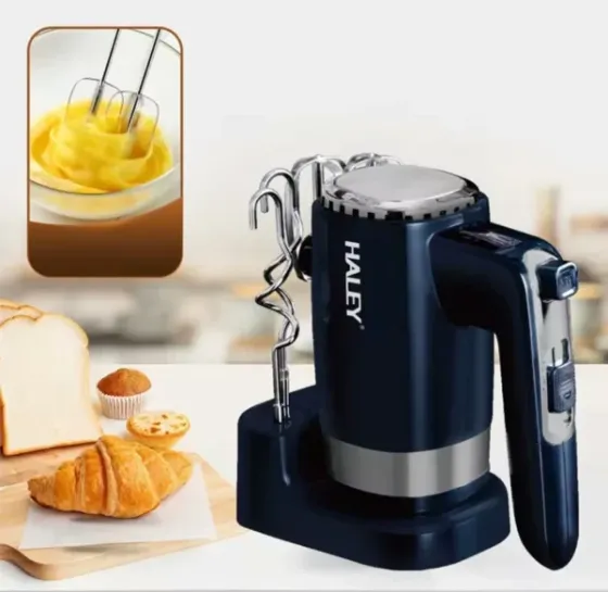 Електричний ручний міксер 500W HY-1678, кухонний міксер із вінчиками та гаками для тіста, кремів й омлетів Одеса